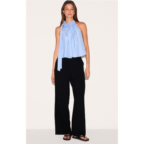 Pantalon Tailleur Droit en Mélange d'effet lin - PrettyLittleThing - Modalova