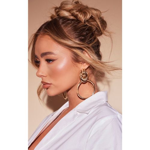 Boucles d'oreilles XXL à noeud torsadé - PrettyLittleThing - Modalova