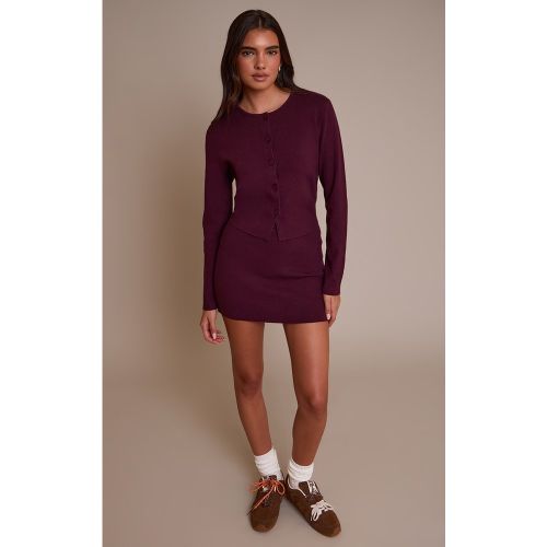 Jupe en maille tricot compacte | Taille Large - PrettyLittleThing - Modalova