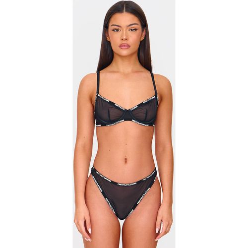 Soutien-gorge en mesh à armatures - PrettyLittleThing - Modalova