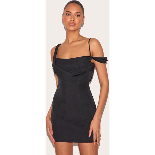 Mini robe tissée à détail drapé - PrettyLittleThing - Modalova