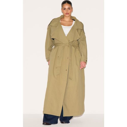 Plus Trench à boutons-pression - PrettyLittleThing - Modalova
