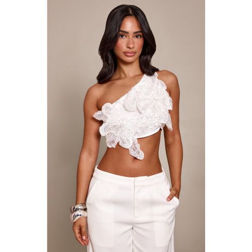 Petite Top bustier à fleurs et sequins | Taille 30 - PrettyLittleThing - Modalova