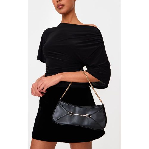 Sac à main en PU à anse en chaîne et boucle - PrettyLittleThing - Modalova