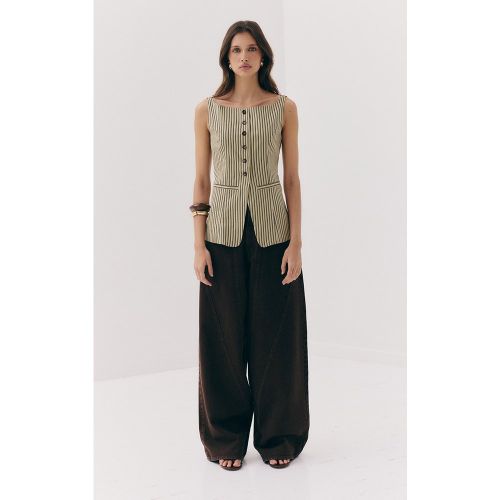 Jean large à coutures diagonales - PrettyLittleThing - Modalova