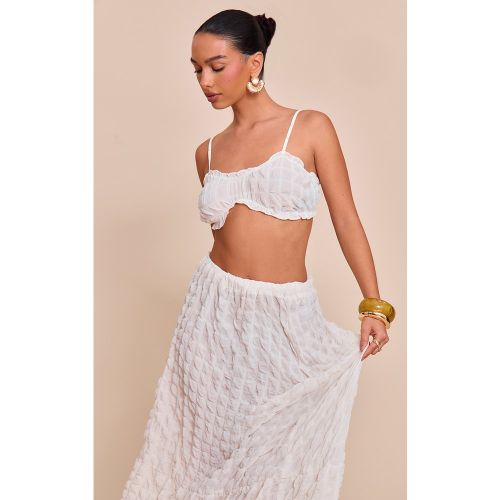 Bralette texturée froncée - PrettyLittleThing - Modalova
