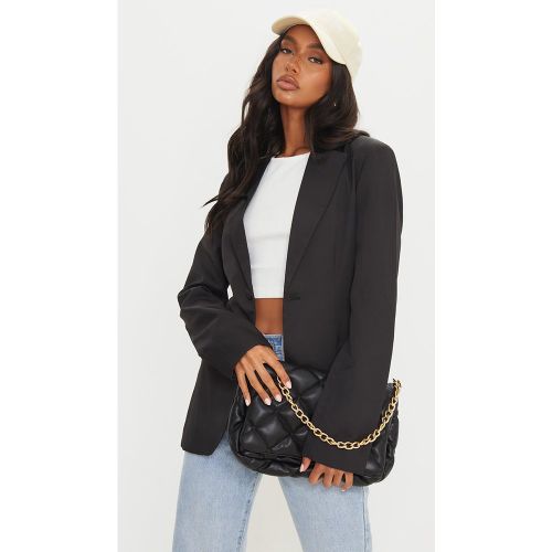 Blazer cintré en maille à ourlet incurvé | Taille 44 - PrettyLittleThing - Modalova