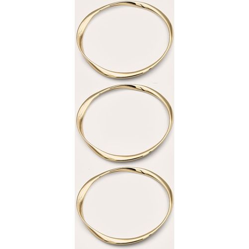 Lot de 3 bracelets joncs fins effet fondu - PrettyLittleThing - Modalova