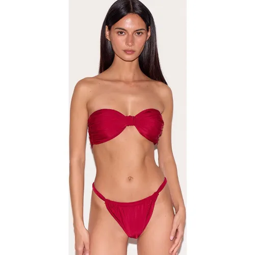 Haut de maillot de bain bandeau noué devant - PrettyLittleThing - Modalova