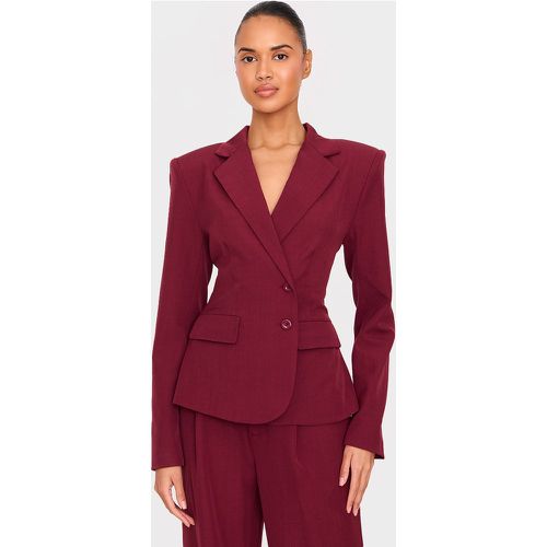 Blazer de tailleur tissé à taille cintrée - PrettyLittleThing - Modalova