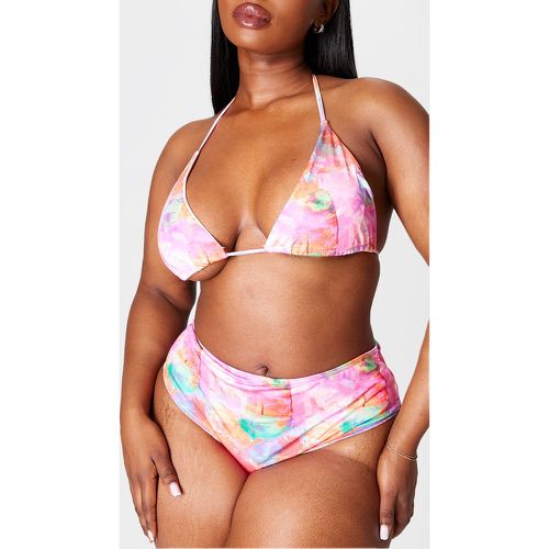 Plus Bas de maillot de bain multicolre à taille haute Mix & Match - PrettyLittleThing - Modalova