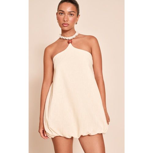 Mini robe bouffante en mousseline de soie à dos nu - PrettyLittleThing - Modalova