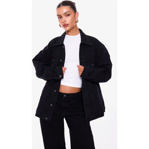 Veste en jean oversize boyfriend | Taille 34 - PrettyLittleThing - Modalova