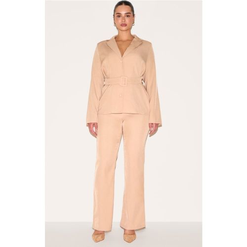 Shape Pantalon flare tissée à taille haute - PrettyLittleThing - Modalova
