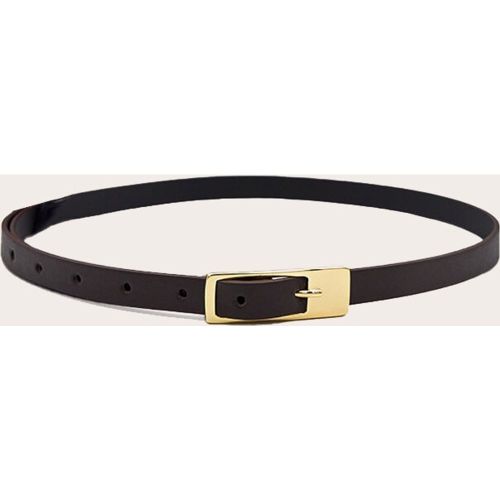 Ceinture fine en PU à boucle carrée - PrettyLittleThing - Modalova