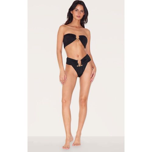 Bas de maillot de bain à empiècement martelé - PrettyLittleThing - Modalova