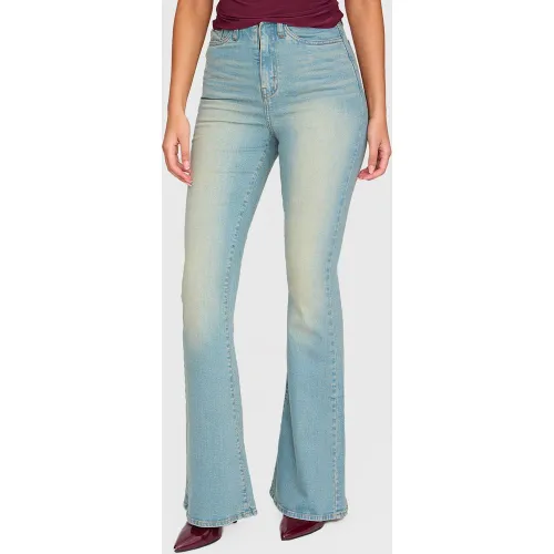 Tall Jean flare stretch vintage à taille basse invisible - PrettyLittleThing - Modalova