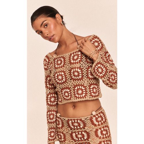 Petit Stone Maille tricot Top à Manches Longues - PrettyLittleThing - Modalova