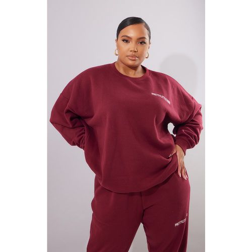 Plus Sweat oversize framboise - PrettyLittleThing - Modalova