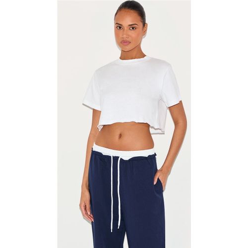 T-shirt court oversize en coton biologique | Taille Medium - PrettyLittleThing - Modalova