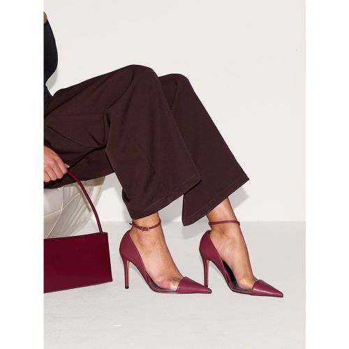 Escarpins pointus en PU à talon haut et partie en perspex - PrettyLittleThing - Modalova