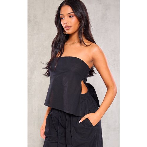 Tall Top bustier asymétrique effet lin - PrettyLittleThing - Modalova