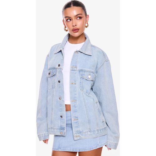 Veste en jean oversize boyfriend - PrettyLittleThing - Modalova