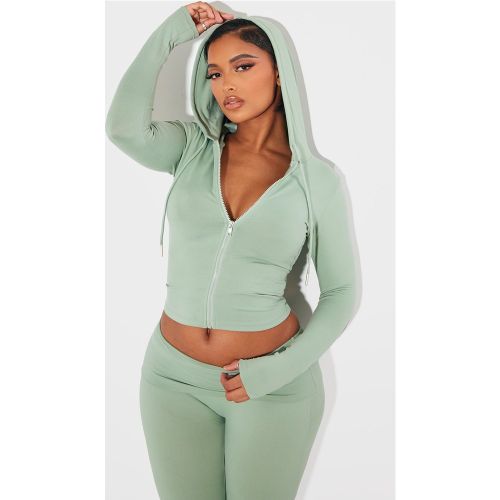 Shape Hoodie Sculpt à zip - PrettyLittleThing - Modalova