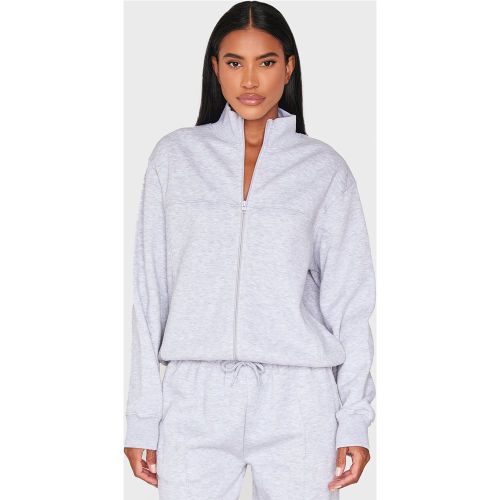 Sweat à zip et coutures surjetées - PrettyLittleThing - Modalova