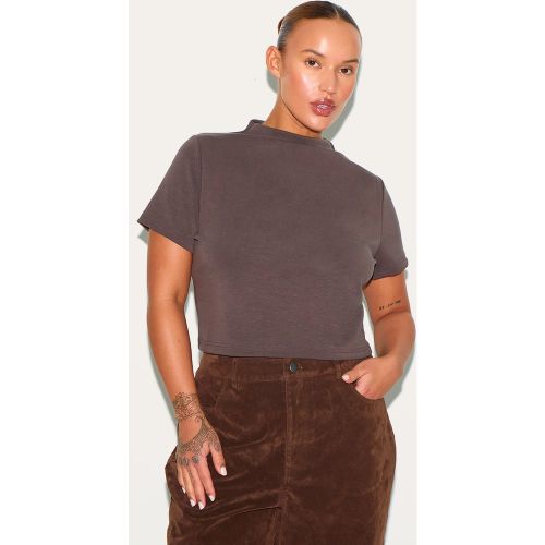 Plus Crop top modal à mancherons - PrettyLittleThing - Modalova