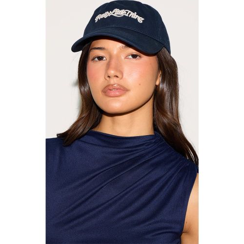 Casquette blue marine à broderie "" crème - PrettyLittleThing - Modalova