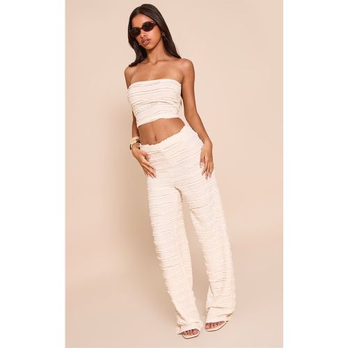 Petite Pantalon large texturé - PrettyLittleThing - Modalova