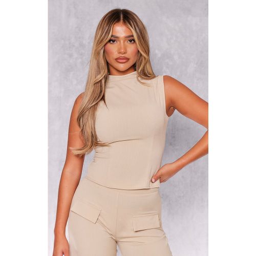 Top long de tailleur tissé à zip - PrettyLittleThing - Modalova