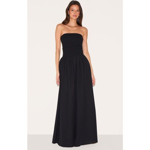 Robe bustier longue à détail froncé - PrettyLittleThing - Modalova