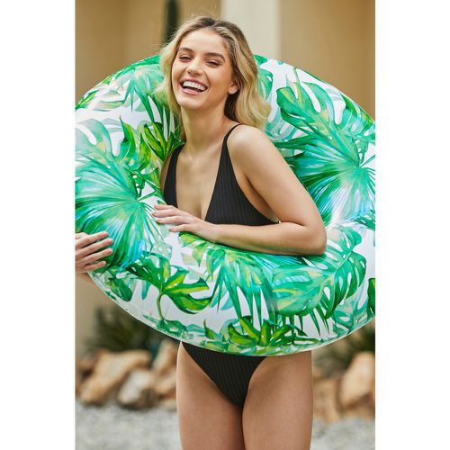 Bouée de piscine à imprimé feuilles de palmier - CUPSHE - Modalova