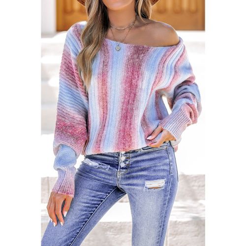 Pull à col rond et manches longues ombré - CUPSHE - Modalova