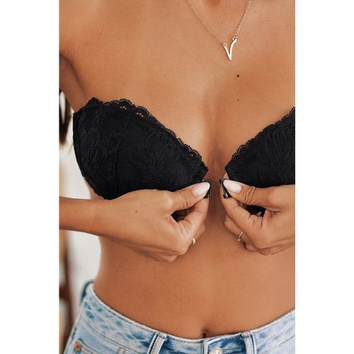 Soutien-gorge sans bretelles en dentelle - CUPSHE - Modalova