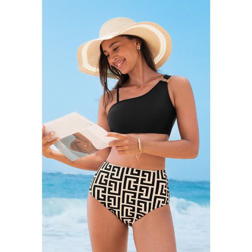 Bikini asymétrique et bas géométrique à taille haute - CUPSHE - Modalova