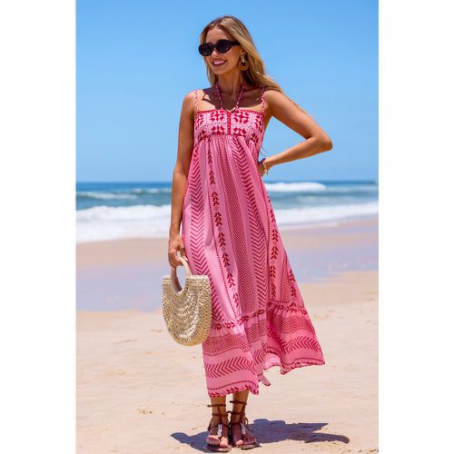 Robe boho à col carré et sans manches - CUPSHE - Modalova