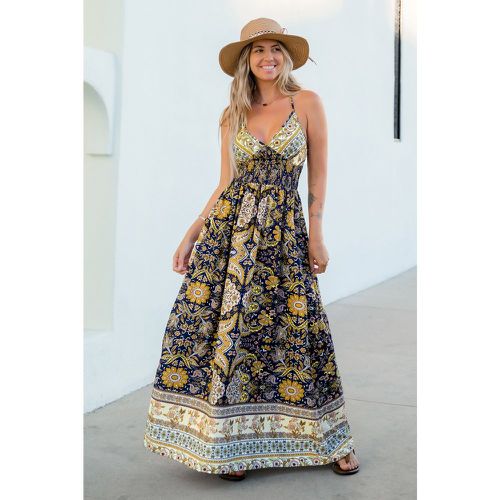 Robe longue boho paisley mélangé - CUPSHE - Modalova