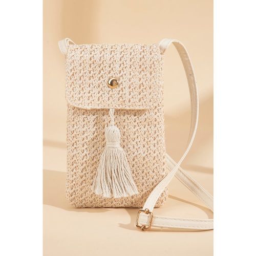 Sac à bandoulière en paille pompon - CUPSHE - Modalova