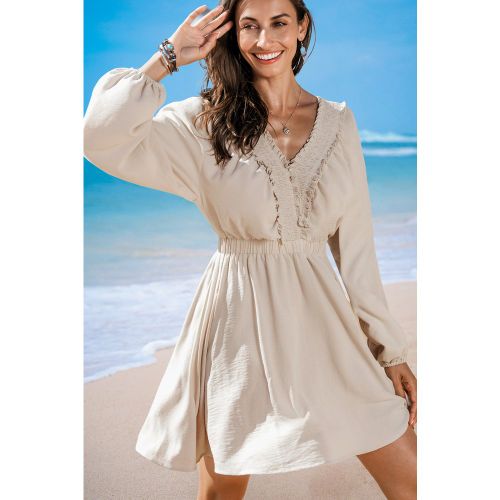 Robe cover up courte garniture à smocks - CUPSHE - Modalova