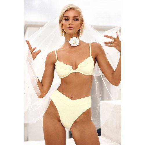 Bikini bohème avec armatures à volants et taille haute - CUPSHE - Modalova