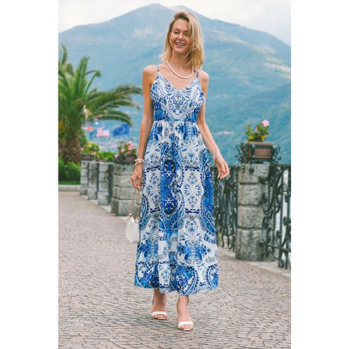 Robe maxi avec poches à imprimé paisley - CUPSHE - Modalova