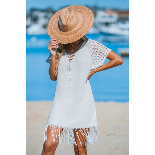 Robe cover up en crochet à lacer - CUPSHE - Modalova