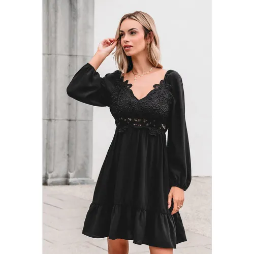 Robe courte à manches blouson en dentelle - CUPSHE - Modalova