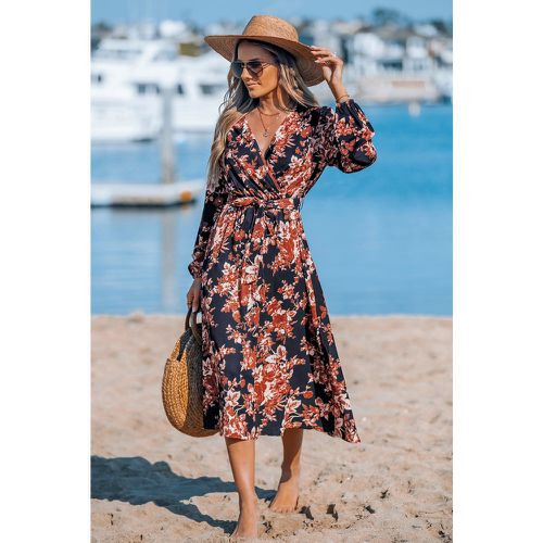 Robe à manches blousonet à fleurs - CUPSHE - Modalova