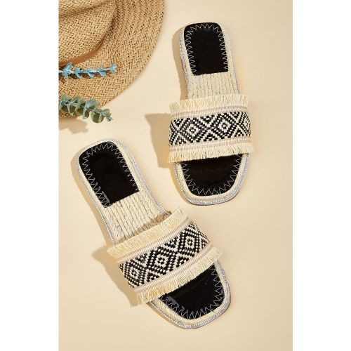 Sandales espadrilles à franges - CUPSHE - Modalova