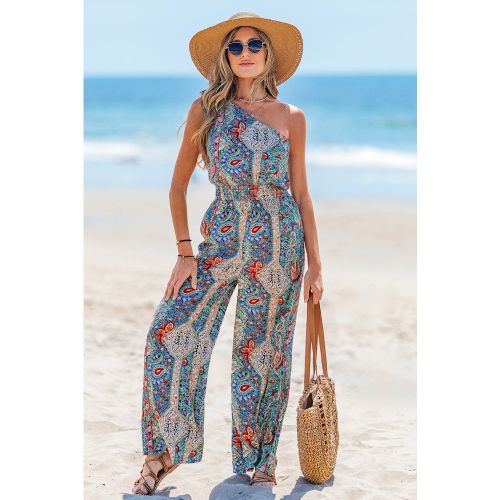 Combinaison paisley col asymétrique - CUPSHE - Modalova