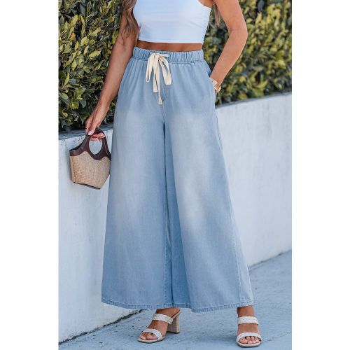 Jean taille élastique jambe large - CUPSHE - Modalova